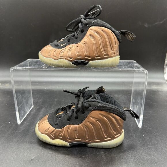 Nike air foam Posite One 723947-004 Sneakers Size 5C rose gold - Picture 2 of 7